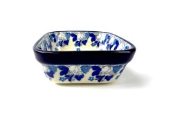 428 Bunzlau vierkant schaaltje 9,5 x 9,5 cm Lady 2222X 428 Kleine vierkante schaaltjes 9,5 x 9,5 cm